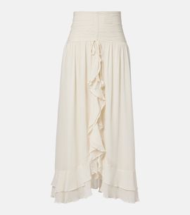 Poupette St Barth Poupette St Barth Neree ruffled maxi skirt