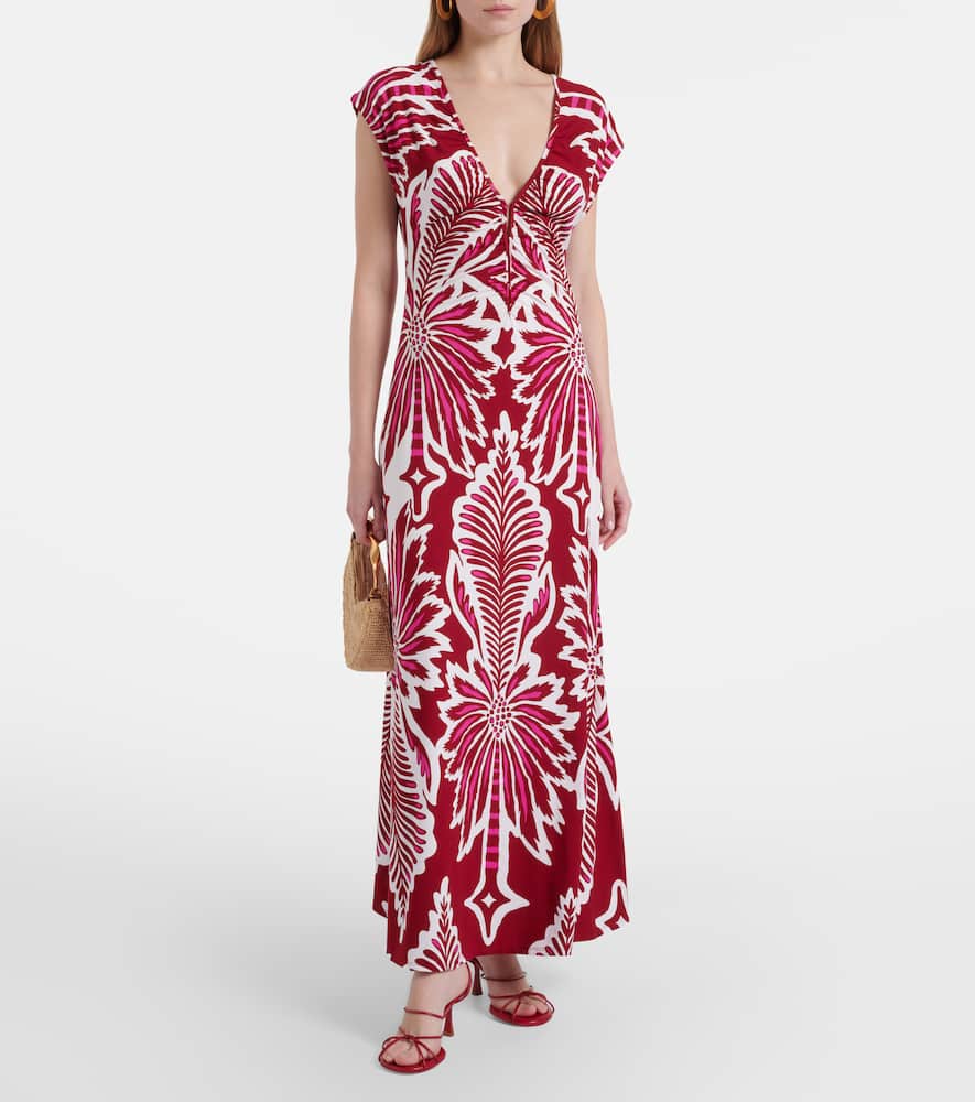 chinese dress ladies Long Dress Stella | Orange | XS