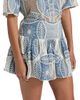 Poupette St Barth Women's Colleen Embellished Cotton Miniskirt - 4