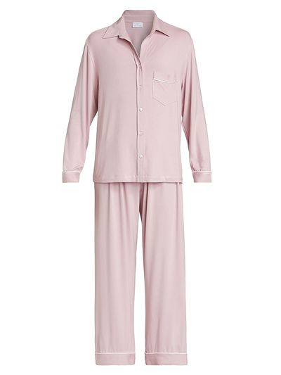 Pour Les Femmes Women's Long-Sleeve Pajama Set