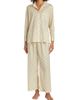 Pour Les Femmes Women's Long Horn Cotton Pajamas - 3