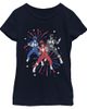 Power Rangers Power Rangers Girls' Classic Fireworks Trio Graphic Short Sleeve T-Shirt - 1