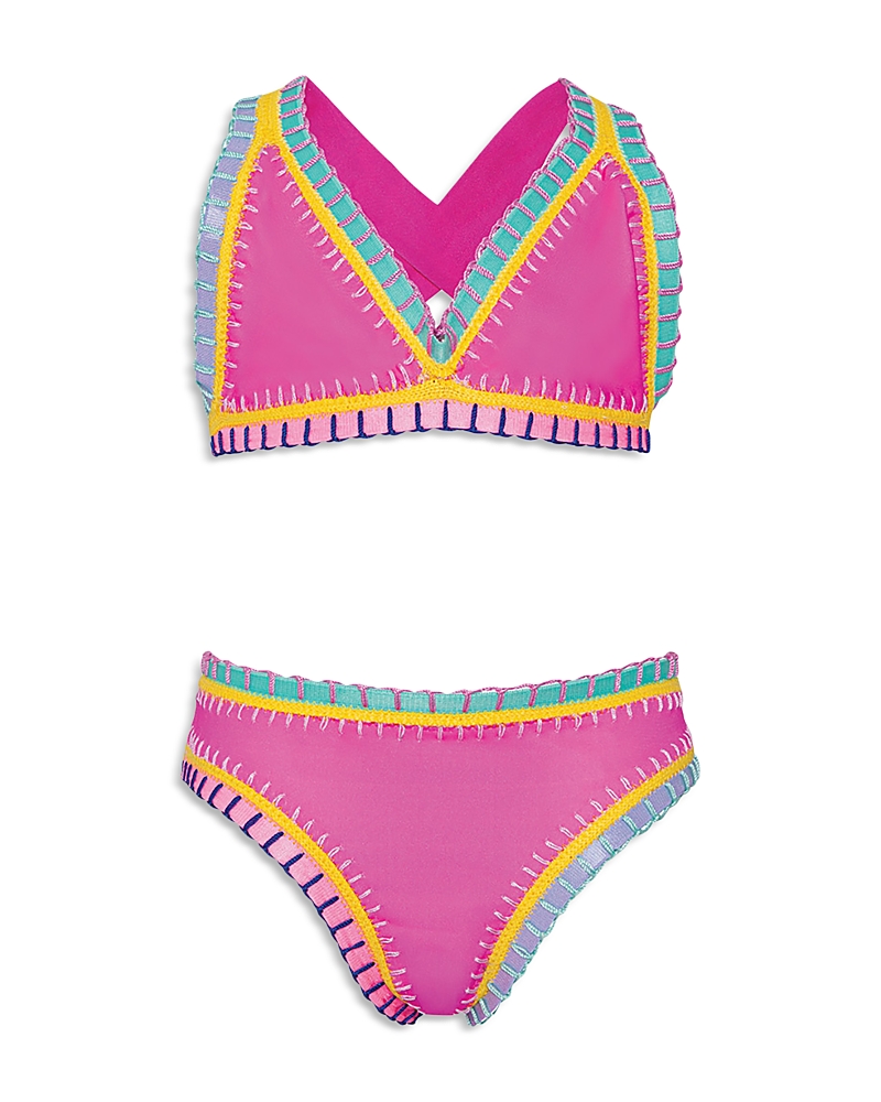 Pq Swim Pq Swim Girls' Rainbow Two Piece Swimsuit