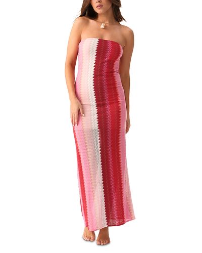 Pq Swim - Jane Strapless Dress Swim Cover-Up Pq Swim - Jane Strapless Dress Swim Cover-Up