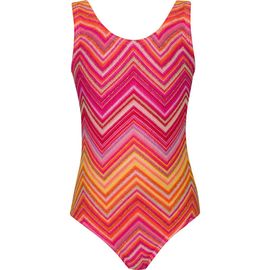 PQ SWIM PQ SWIM Kids' Scoop Zigzag Knit One-Piece Swimsuit