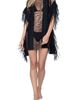 PQ SWIM PQ SWIM Monique Draped Fringe Cover-Up Dress - 1