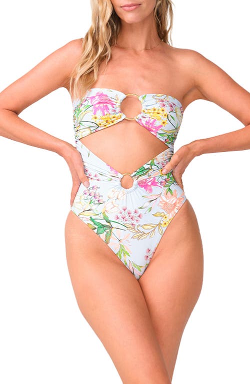 PQ SWIM PQ SWIM Ring Strapless One-Piece Swimsuit