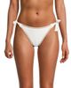 PQ Swim Women's Crochet-Trim Ribbed Bikini Bottom - 3