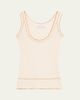 Prabal Gurung Blanket-Stitch Silk-Cashmere Rib Scoop-Neck Tank Top - 1