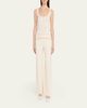 Prabal Gurung Blanket-Stitch Silk-Cashmere Rib Scoop-Neck Tank Top - 2