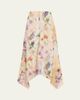 Prabal Gurung Floral-Print Collared Blouse with Tie Detail - 1