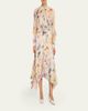 Prabal Gurung Floral-Print Handkerchief Hem Skirt - 2