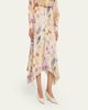 Prabal Gurung Floral-Print Handkerchief Hem Skirt - 4