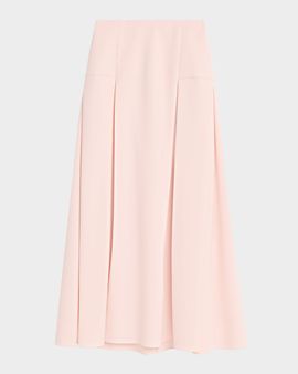 Prabal Gurung Pleat Yoke Maxi Skirt