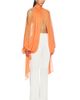 Prabal Gurung Prabal Gurung Tie-neck Cropped Cocoon Blouse - 2