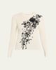 Prabal Gurung Sequin Floral-Embroidered Rib Knit Shirt - 1
