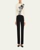 Prabal Gurung Sequin Floral-Embroidered Rib Knit Shirt - 2