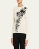 Prabal Gurung Sequin Floral-Embroidered Rib Knit Shirt - 4