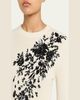Prabal Gurung Sequin Floral-Embroidered Rib Knit Shirt - 5