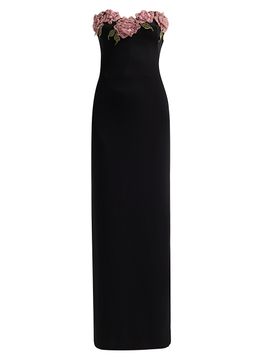 Prabal Gurung Women's Blanca Embellished Strapless Gown