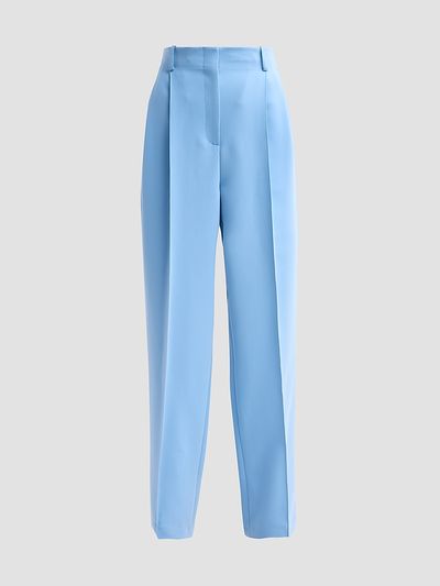 Prabal Gurung Women's Carrot Crease-Front Trousers