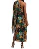 Prabal Gurung Women's Floral One-Shoulder Cocktail Dress - 5