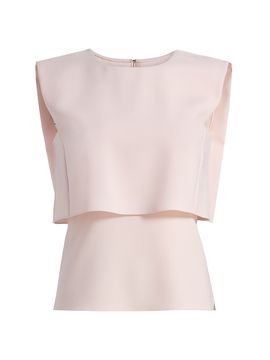 Prabal Gurung Women's Fold Layered Sleeveless Top