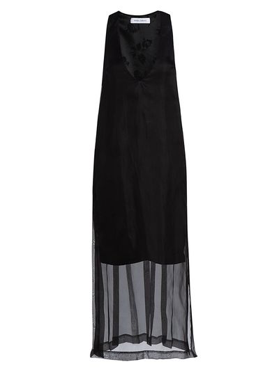 Prabal Gurung Women's Pleated-Back Sleeveless Midi Dress