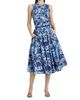 Prabal Gurung Women's Pleated Floral Cotton-Blend Midi-Skirt - 2