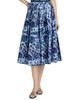 Prabal Gurung Women's Pleated Floral Cotton-Blend Midi-Skirt - 3