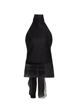 Prabal Gurung Women's Silk Organza Halter Top
