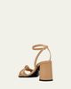 Prada 65mm Mignon Knotted Leather Sandals - 4
