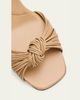 Prada 65mm Mignon Knotted Leather Sandals - 5