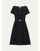 Prada Abiti Wool A-Line Midi Dress - 1