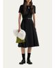 Prada Abiti Wool A-Line Midi Dress - 2