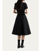 Prada Abiti Wool A-Line Midi Dress - 3