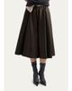 Prada Belted A-Line Skirt - 4