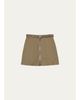 Prada Belted Cotton-Blend Mini Skirt - 1
