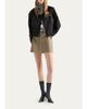 Prada Belted Cotton-Blend Mini Skirt - 2