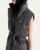 Prada Belted Velvet Down Puffer Jacket - 5
