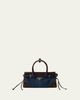 Prada Bonnie Denim & Leather Top-Handle Bag - 1