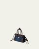 Prada Bonnie Denim & Leather Top-Handle Bag - 3