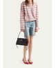 Prada Bonnie Glossy Leather Top-Handle Bag - 4
