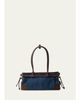Prada Bonnie Medium Denim and Leather Shoulder Bag - 2