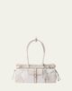 Prada Bonnie Medium Printed Linen & Leather Shoulder Bag - 1
