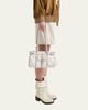 Prada Bonnie Medium Printed Linen & Leather Shoulder Bag - 2
