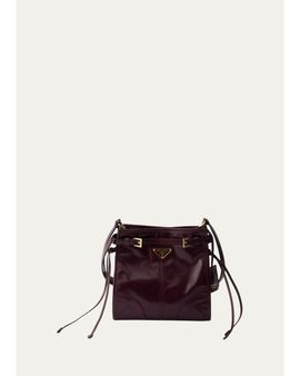 Prada Bonnie Mini Leather Crossbody Bag