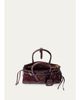 Prada Bonnie Mini Leather Top-Handle Bag - 4