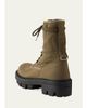 Prada Canvas Ankle Combat Boots - 8