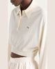 Prada Cashmere Long-Sleeve Cropped Polo Sweater - 5
